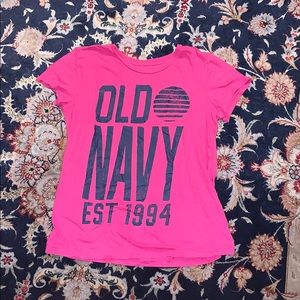 Pink Old Navy tee